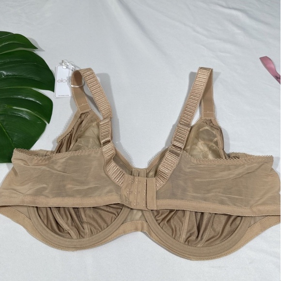 NWT $62 Elomi [ 46DD US ] Cate Underwired Bra in Hazel Nude‎ - Picture 8 of 11